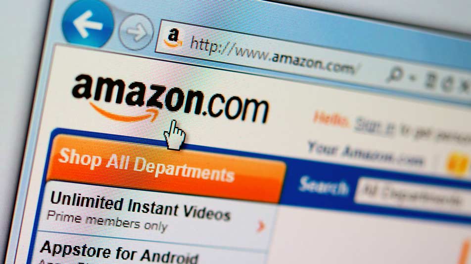 Photo of Amazon.com's homepage