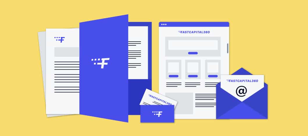 Graphic of marketing materials