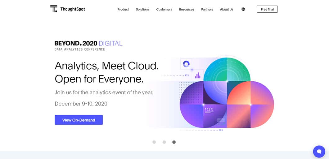 ThoughtSpot gives you online visibility on the status of your system.