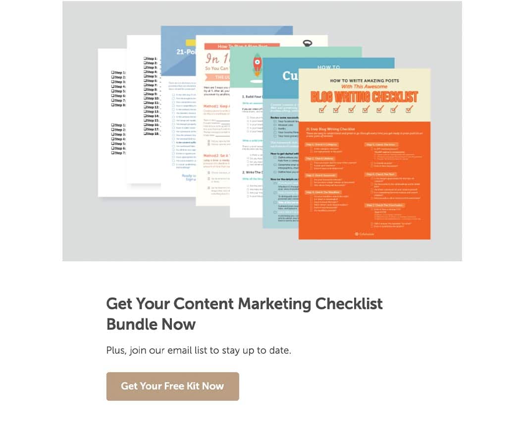 Types of Content Marketing: CoSchedule Checklist