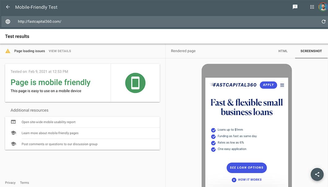 Website marketing strategy: Optimize for mobile.