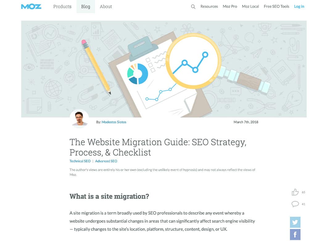 ype of Content Marketing: Moz Long-Form Article