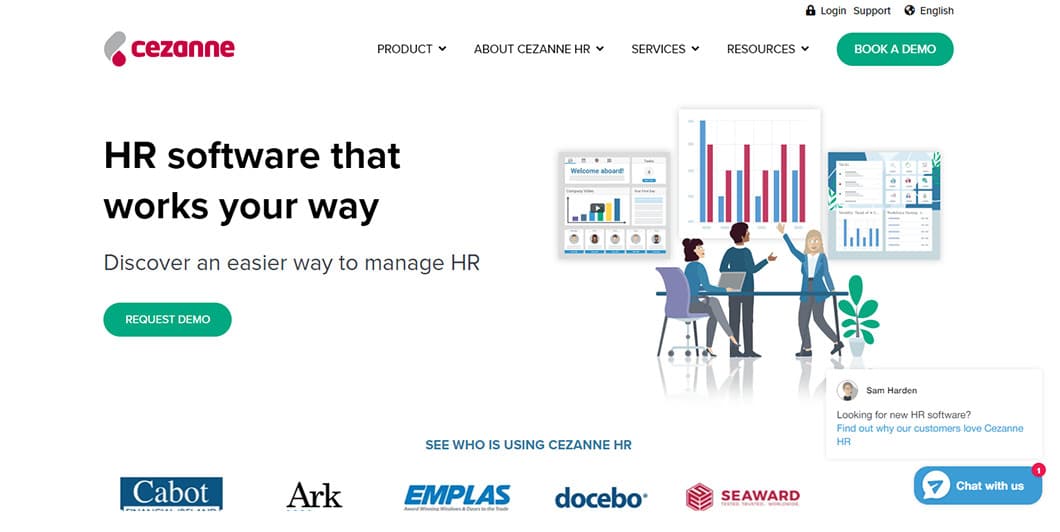 CezanneHR is a great fit for companies that are on the verge of expanding their teams.