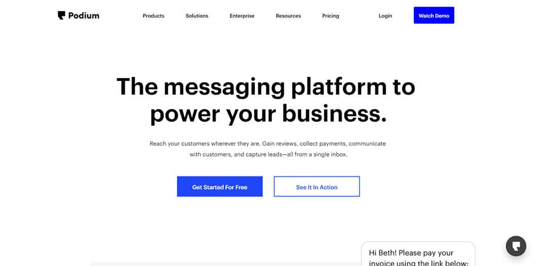 Podium compiles all of your online reviews in one place.