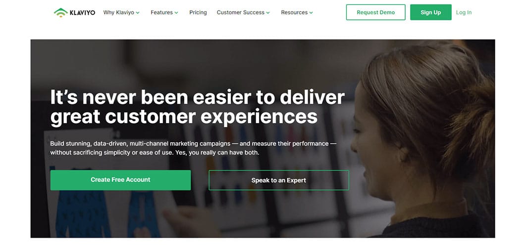 Klaviyo can help you build your email list using flyouts, pop-up messages and forms.